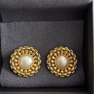Chanel Earrings, It was bought in 1970 has a bit of scuffing on the pearls.